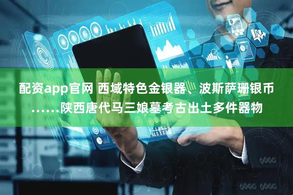 配资app官网 西域特色金银器、波斯萨珊银币……陕西唐代马三娘墓考古出土多件器物